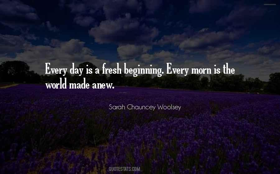 Quotes About A Fresh Beginning #1766196