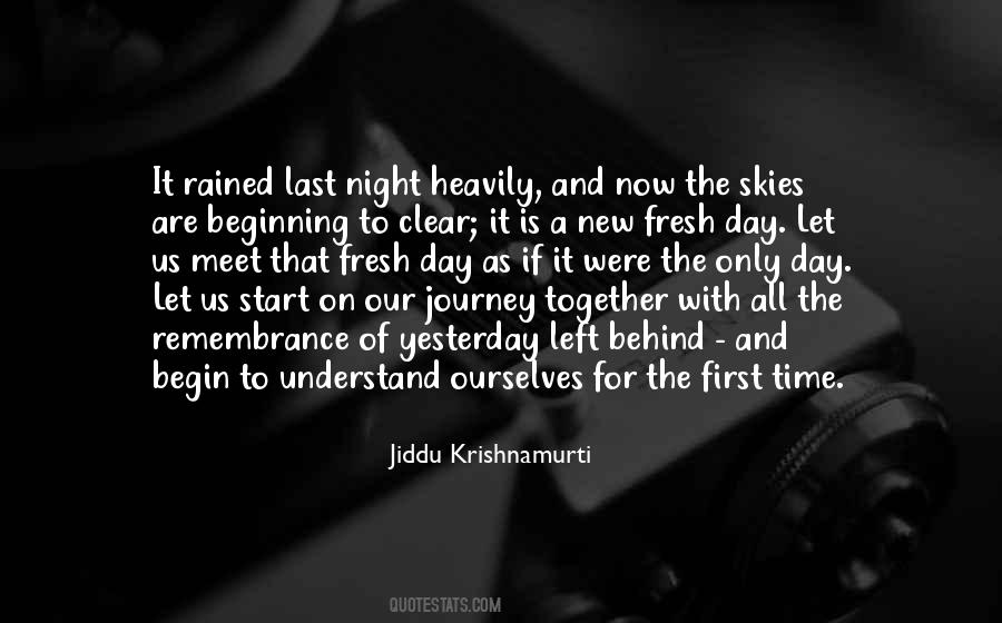 Quotes About A Fresh Beginning #267006