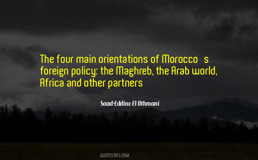 Morocco's Quotes #1761736