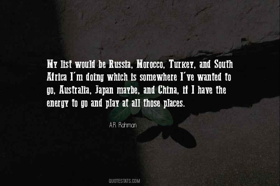 Morocco's Quotes #288483