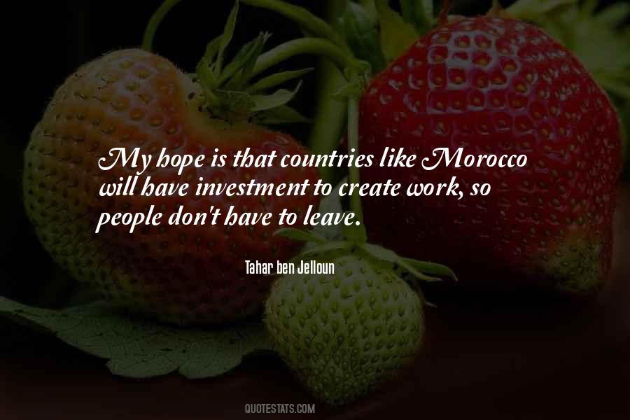 Morocco's Quotes #974081