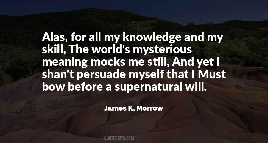 Morrow's Quotes #1495746