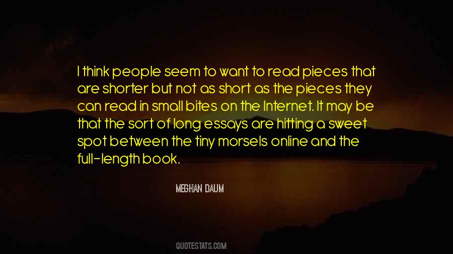 Morsels Quotes #1457797