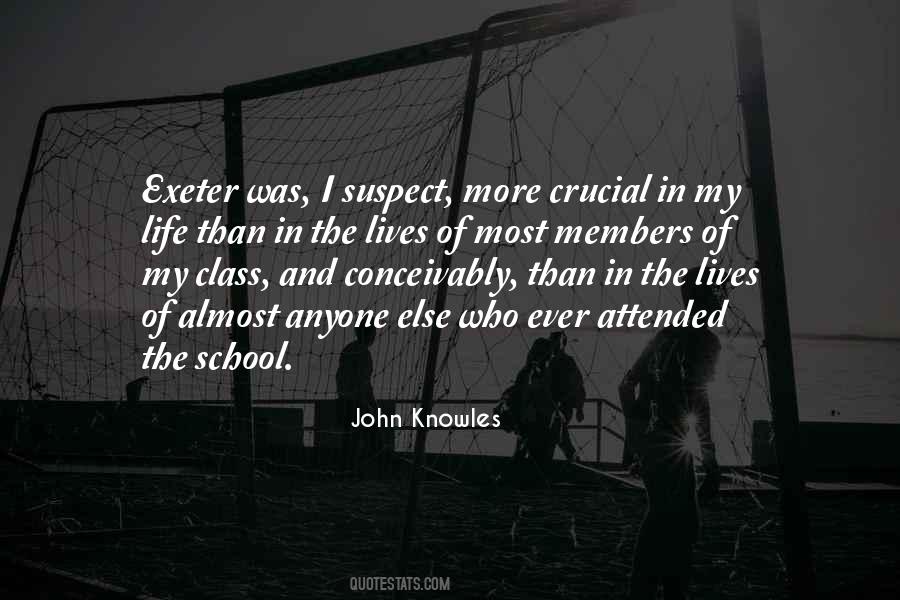Quotes About Exeter #546469