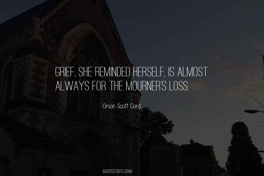 Mourner Quotes #26689