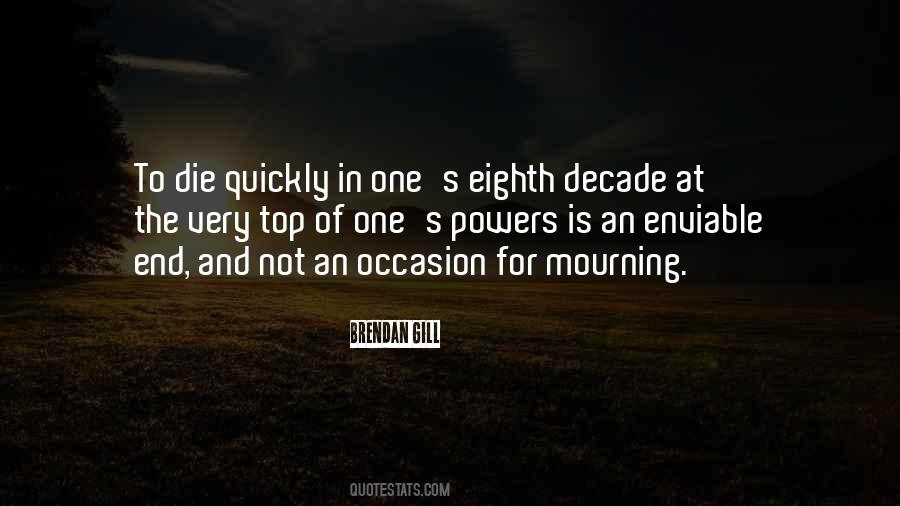 Mourning's Quotes #1217582