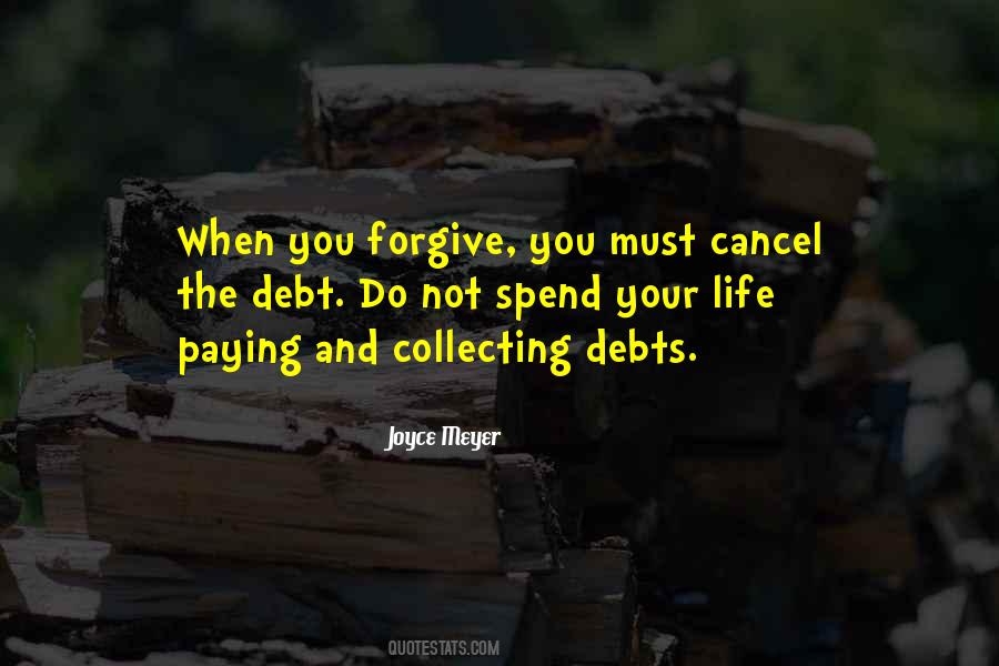 Quotes About Paying Debts #122123