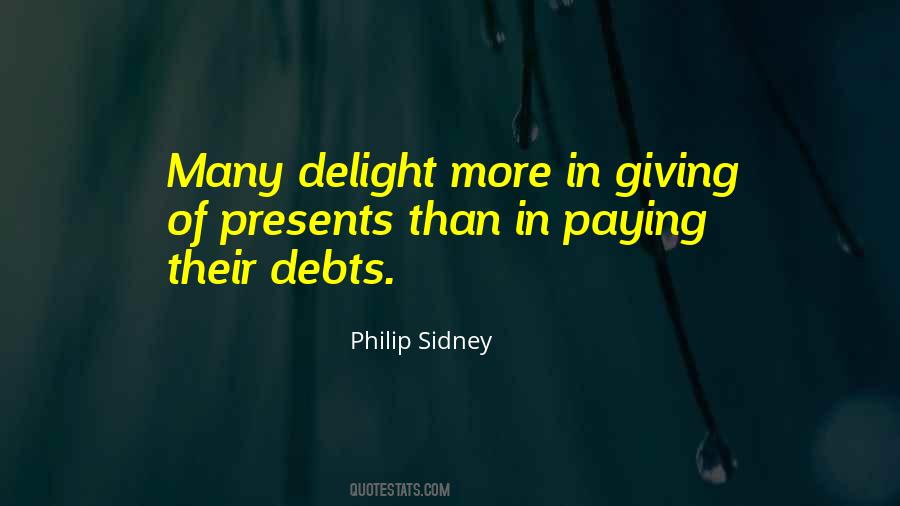 Quotes About Paying Debts #763027