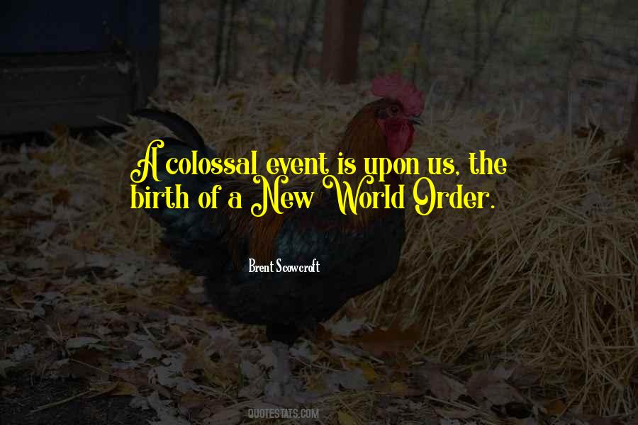 Quotes About A New World Order #435607