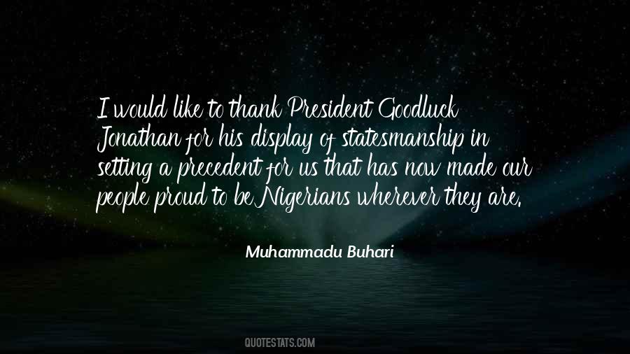 Muhammadu Quotes #1567041