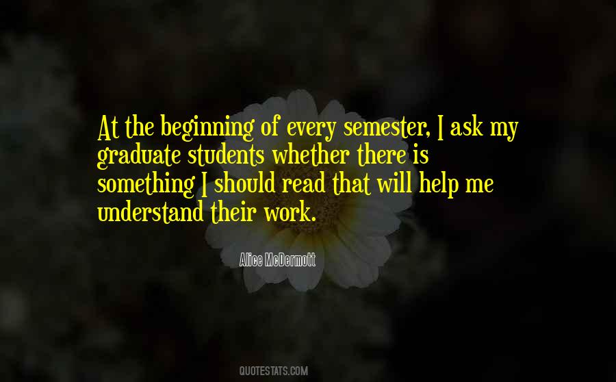 Quotes About Semester #792495