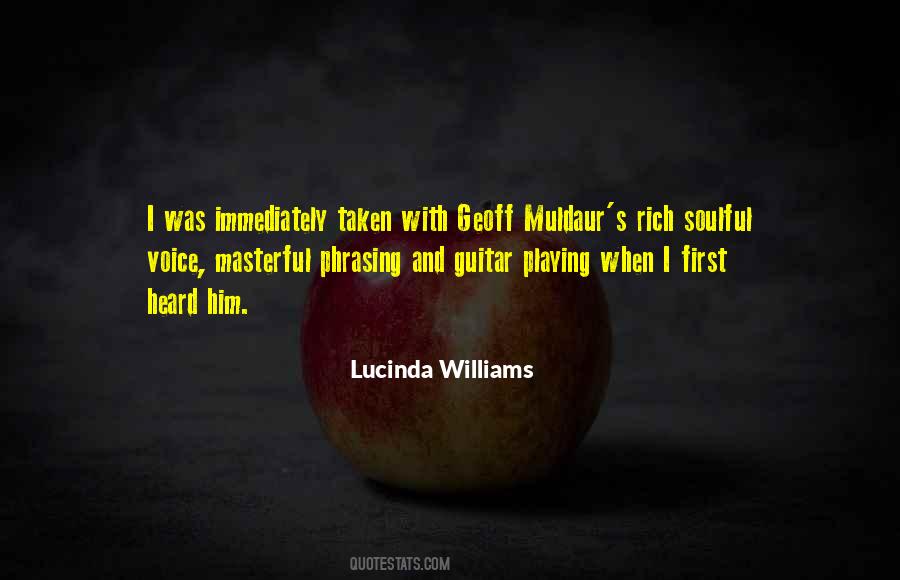 Muldaur Quotes #1350317