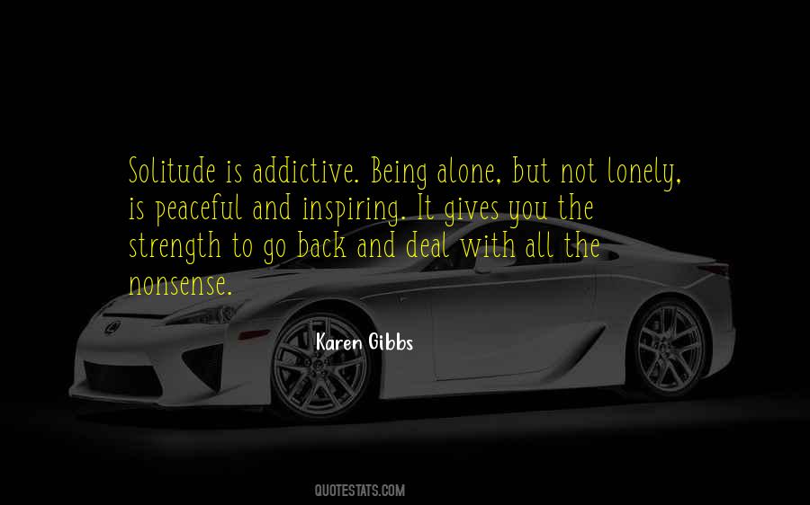 Quotes About Alone But Not Lonely #1630362