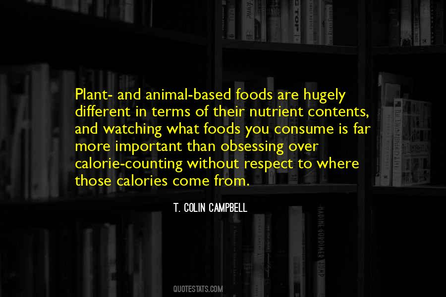 Quotes About Counting Calories #1122955