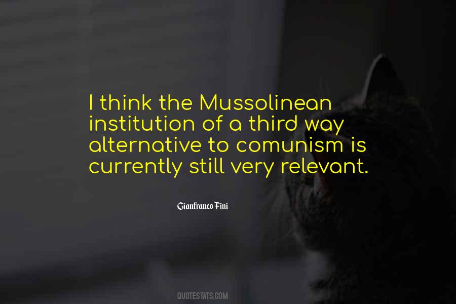 Mussolinean Quotes #732474