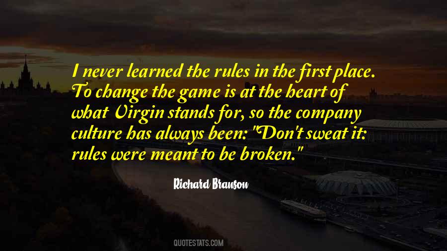 Quotes About Rules Of The Game #471311