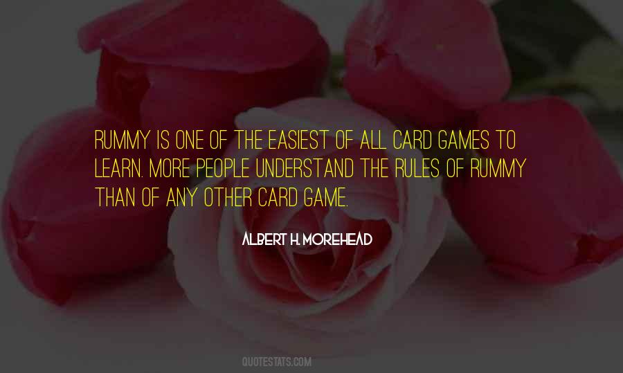 Quotes About Rules Of The Game #506893