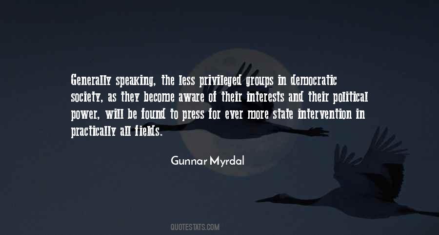 Myrdal Quotes #1254728