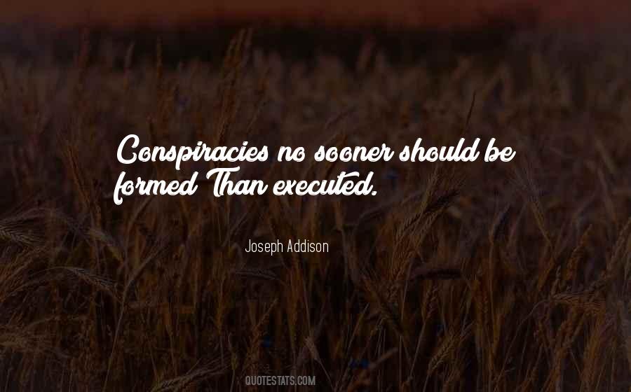 Quotes About Conspiracies #10683