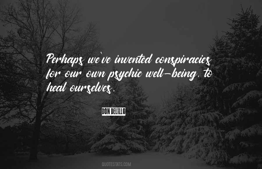 Quotes About Conspiracies #1543485