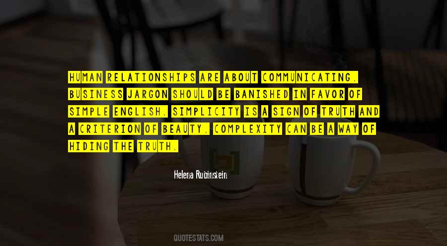 Quotes About Beauty And Simplicity #635794