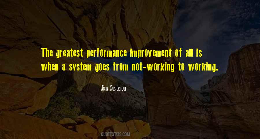 Quotes About Performance Improvement #623415