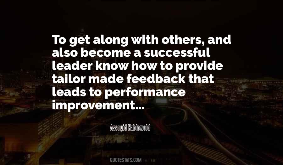 Quotes About Performance Improvement #710094