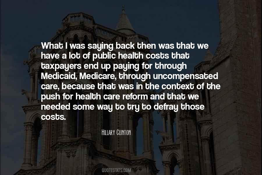 Quotes About Health Care Reform #1414004