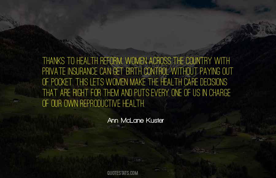 Quotes About Health Care Reform #1752013