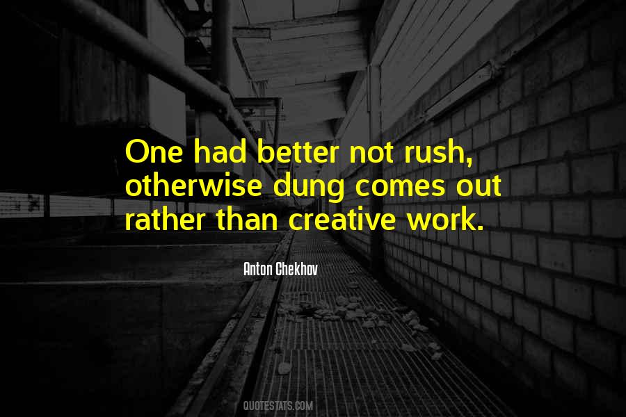 Quotes About Creative Work #1097605