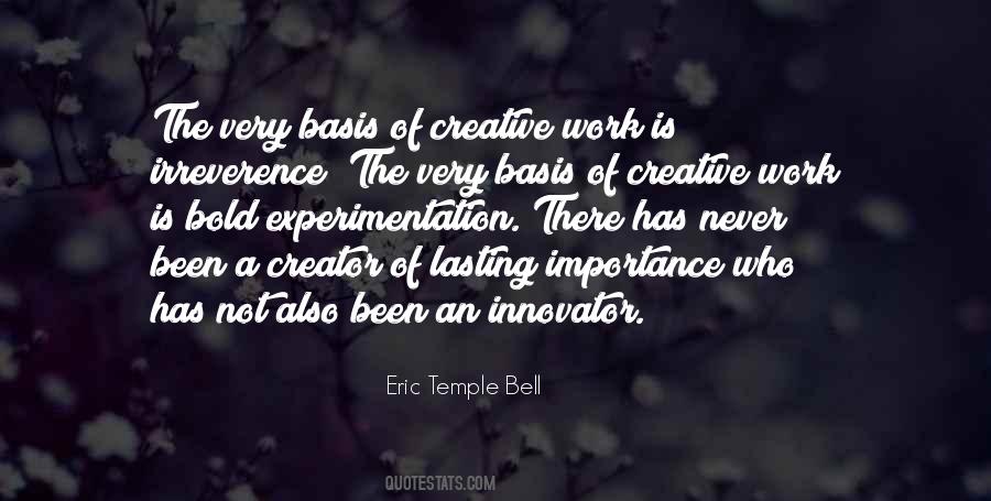Quotes About Creative Work #156700