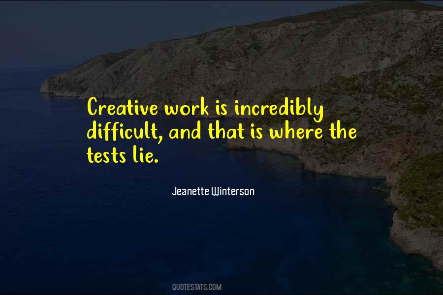 Quotes About Creative Work #78155