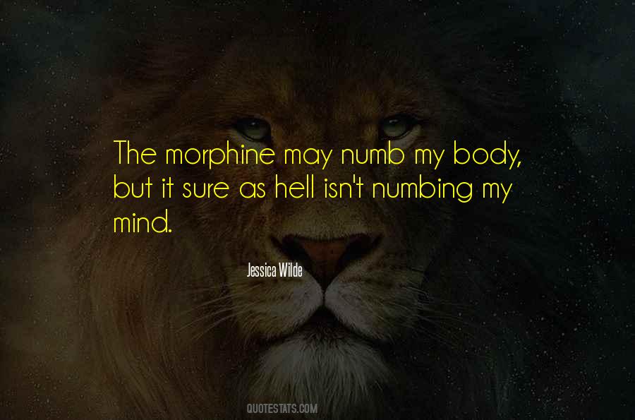 Quotes About Morphine #1189456