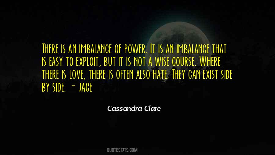 Quotes About Imbalance #1432266