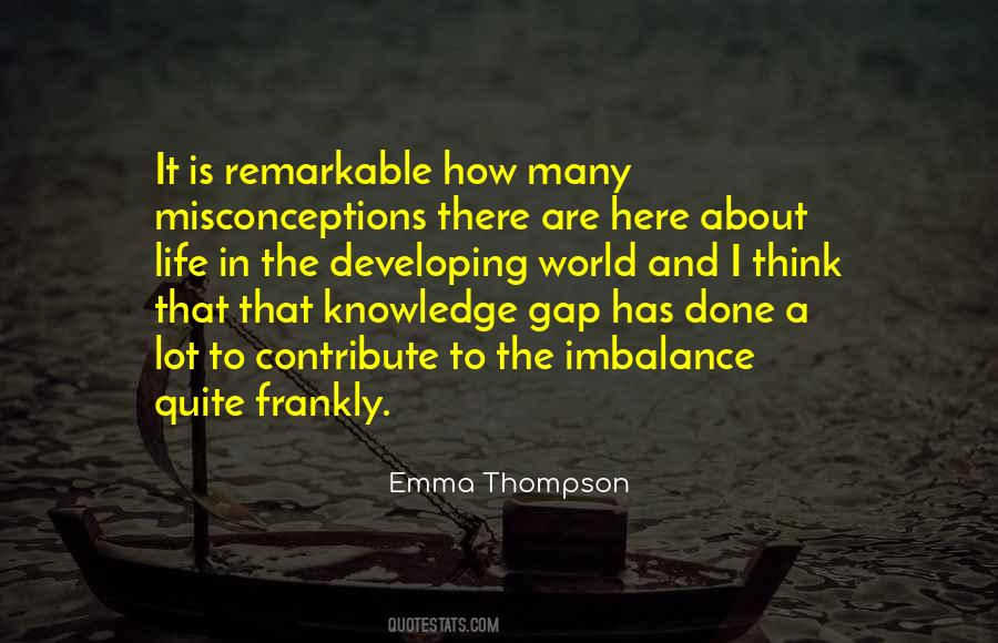 Quotes About Imbalance #903160