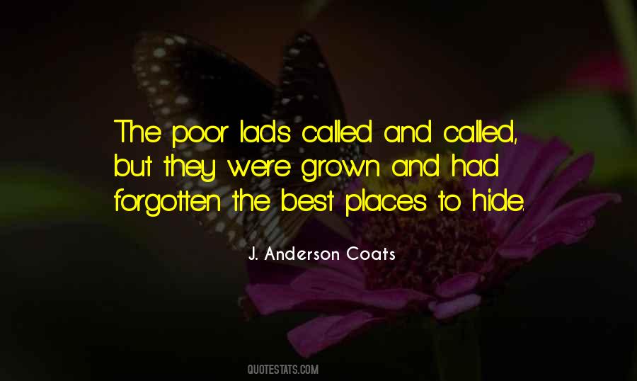 Quotes About Poor Childhood #1471176