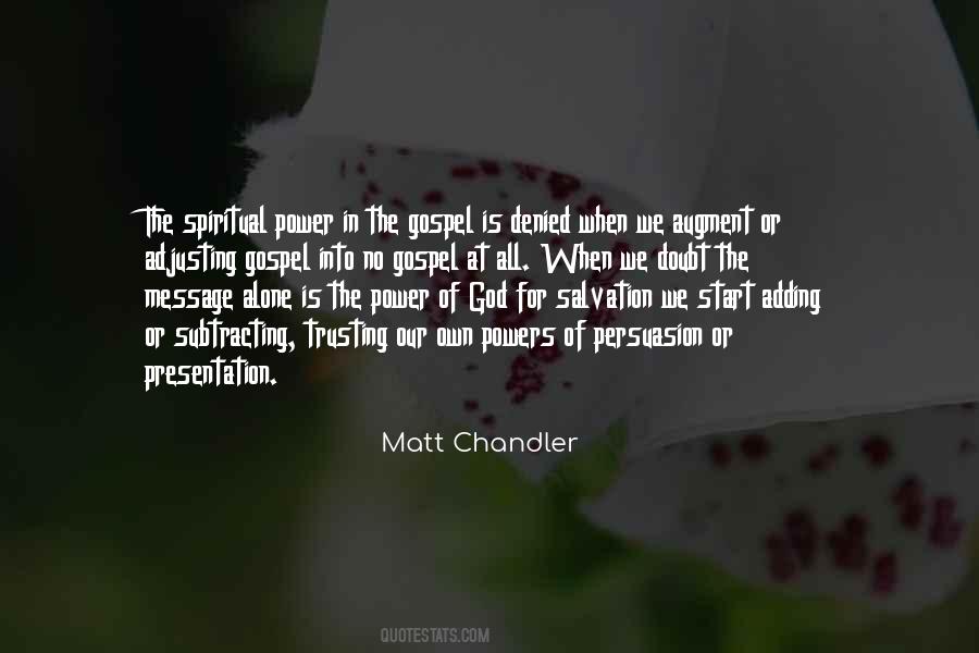 Quotes About Spiritual Power #1083690