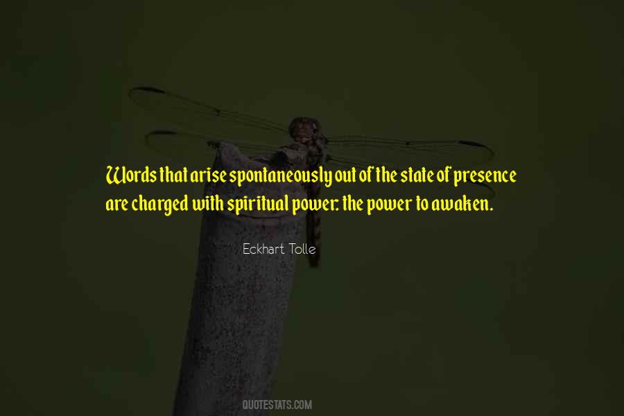 Quotes About Spiritual Power #1737769