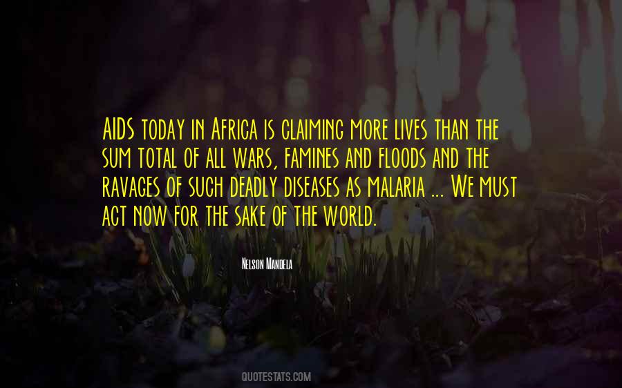 Quotes About Disease In Africa #325985