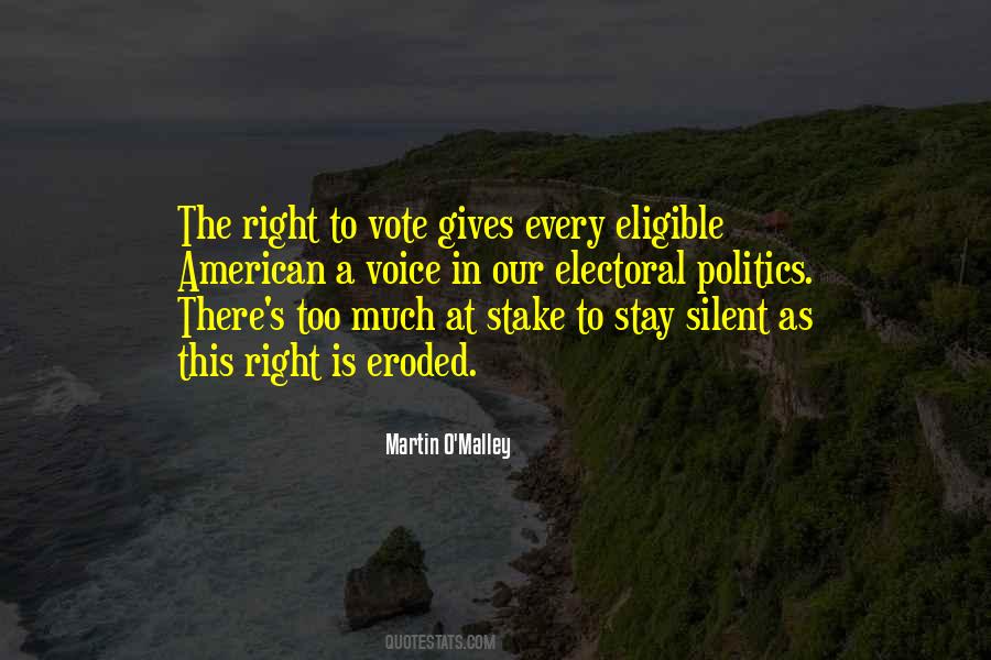 Quotes About Right To Vote #517801