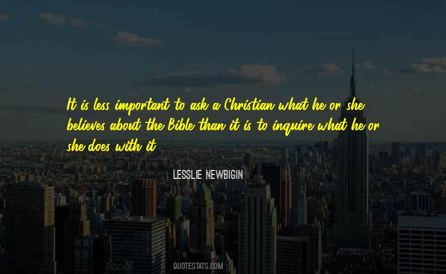 Newbigin Quotes #350729
