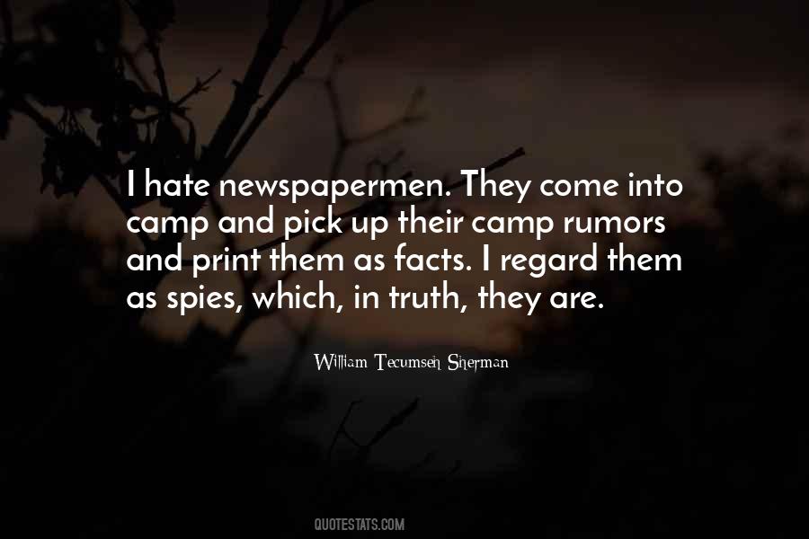 Newspapermen Quotes #1162939