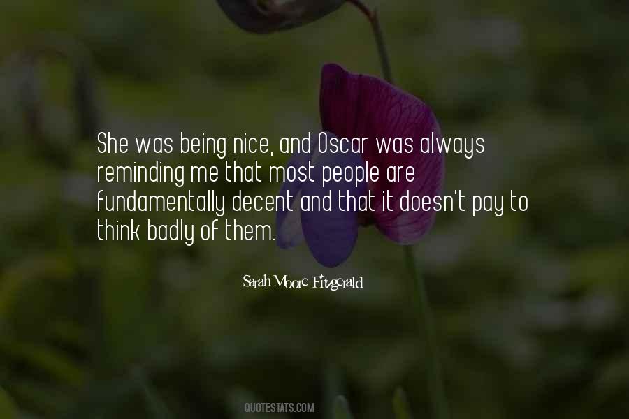 Nice'was Quotes #18657