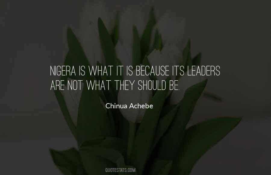Nigera Quotes #1751604