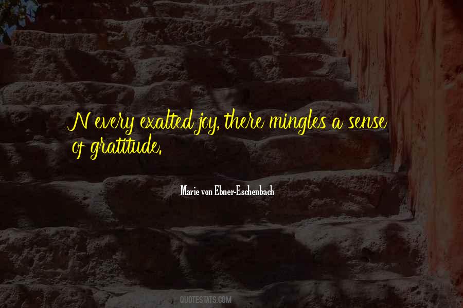 Quotes About Sense Of Gratitude #1387391