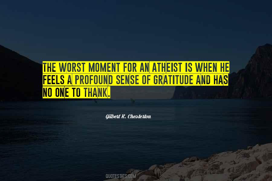 Quotes About Sense Of Gratitude #9693