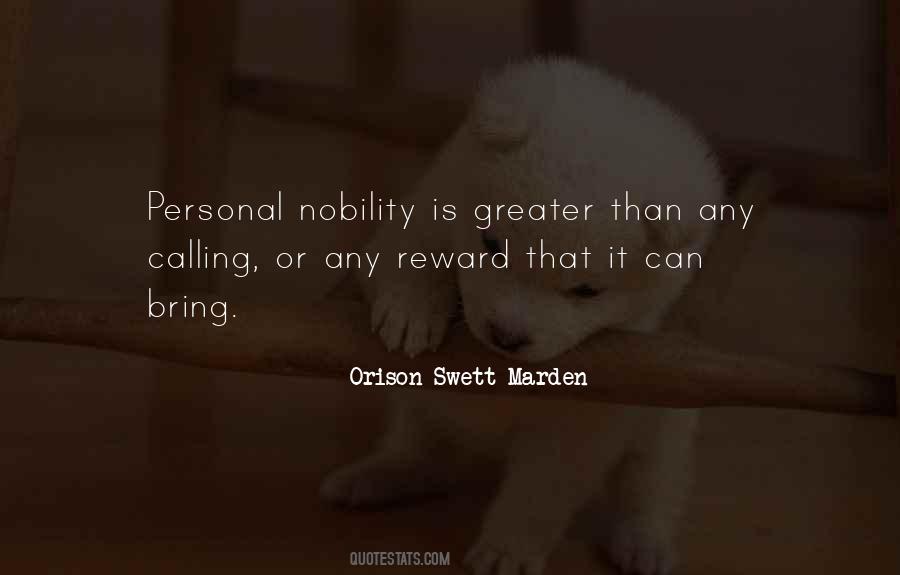 Nobility's Quotes #134806