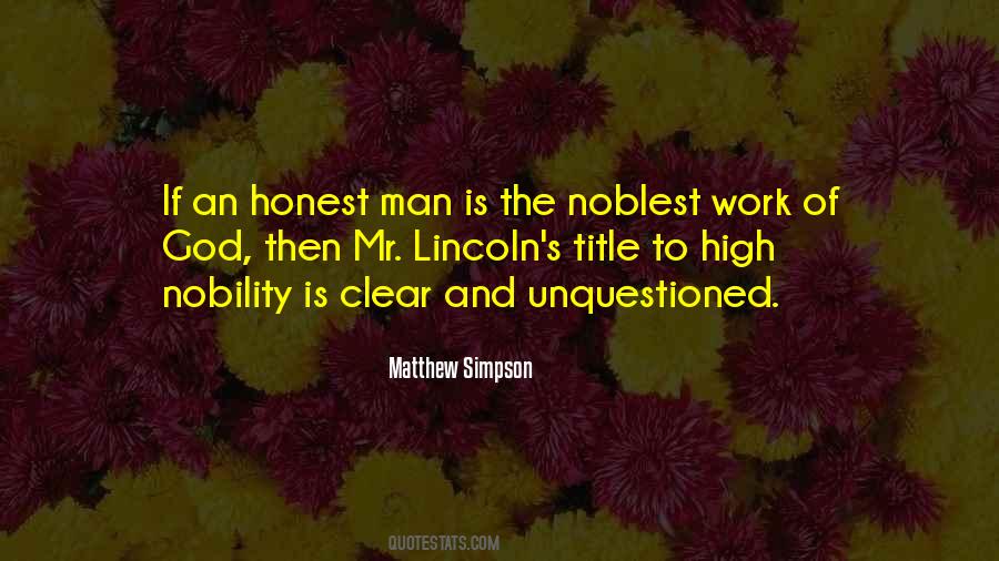 Nobility's Quotes #1637953