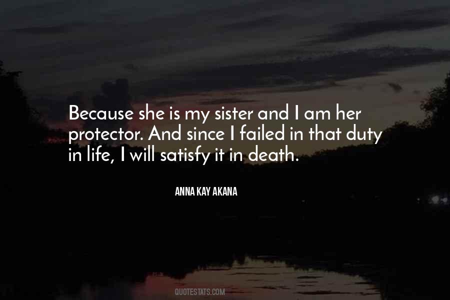 Quotes About Death Sister #45852
