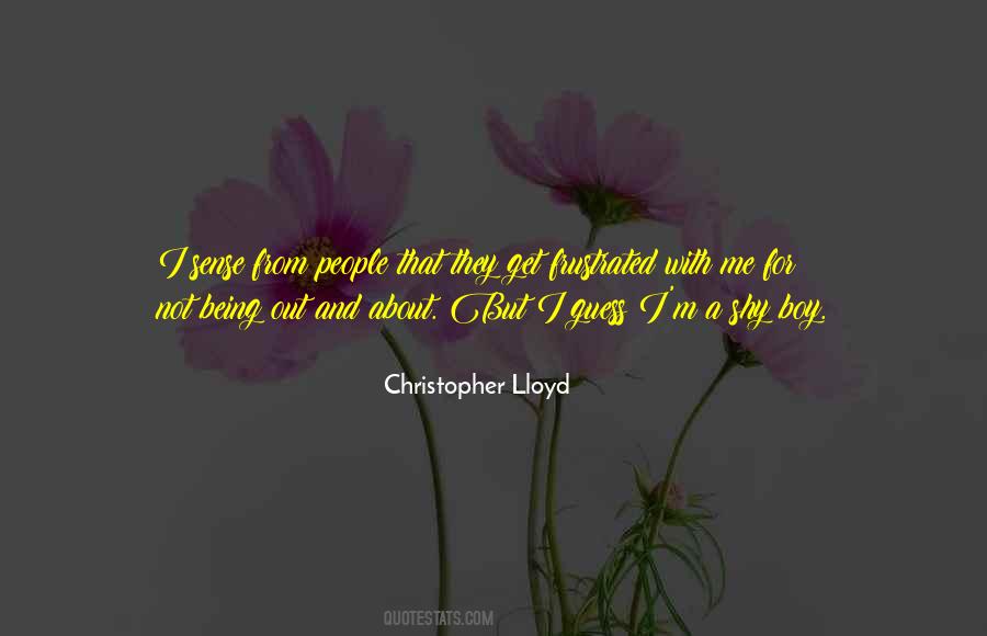 Quotes About Being Shy #301088